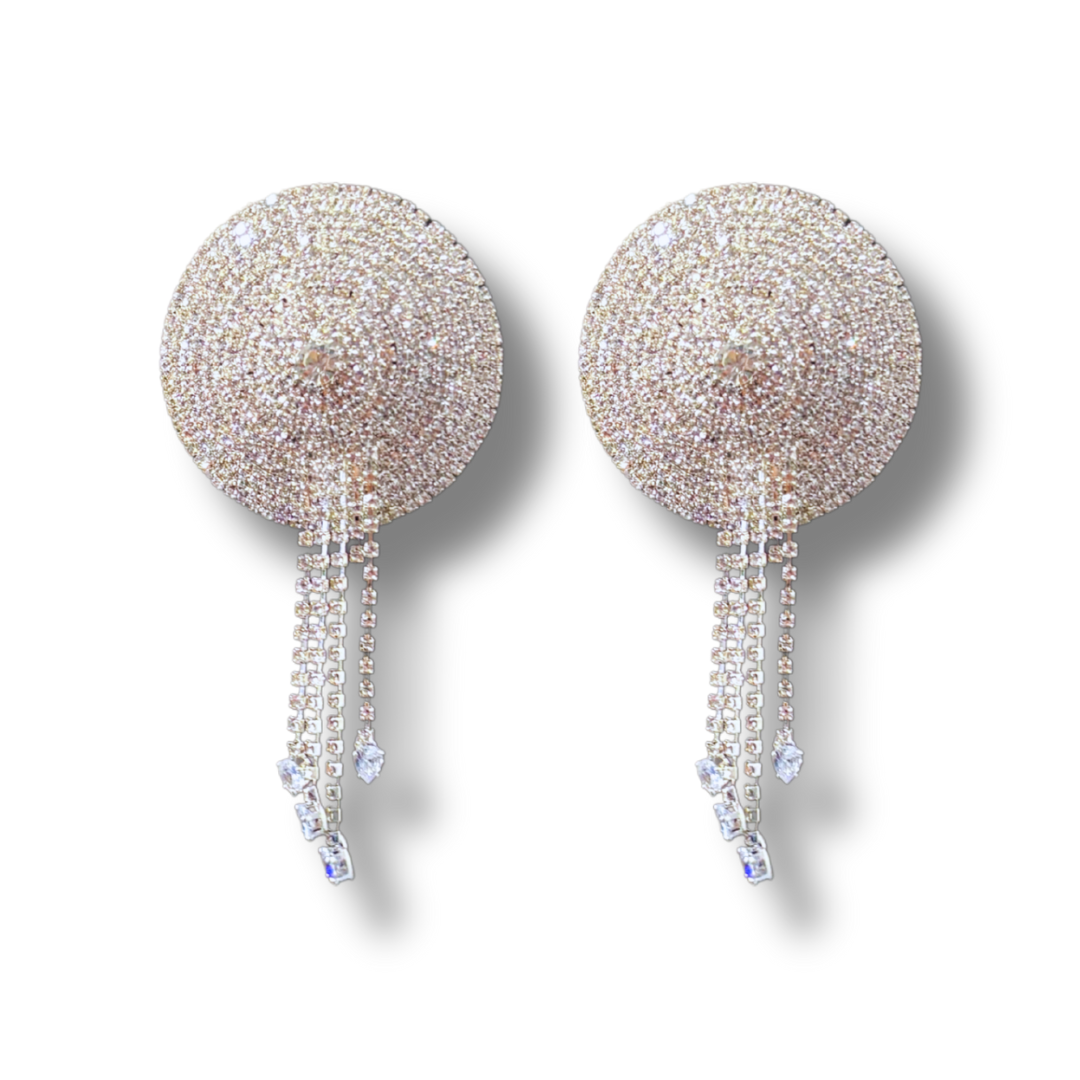 GLITTERATI Rhinestone Tassel Nipple Pasties (2pcs)