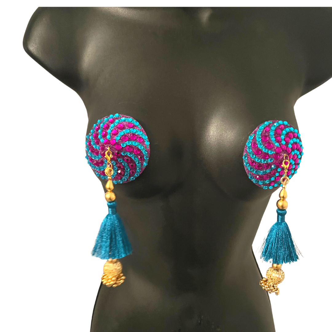RAZZLE DAZZLE Nipple Pasties, Pasty (2pcs) with tassels