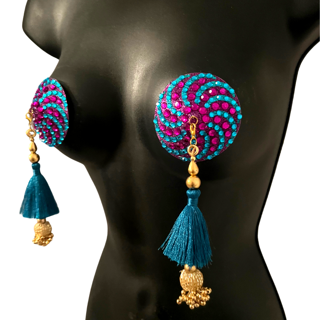 RAZZLE DAZZLE Nipple Pasties, Pasty (2pcs) with tassels