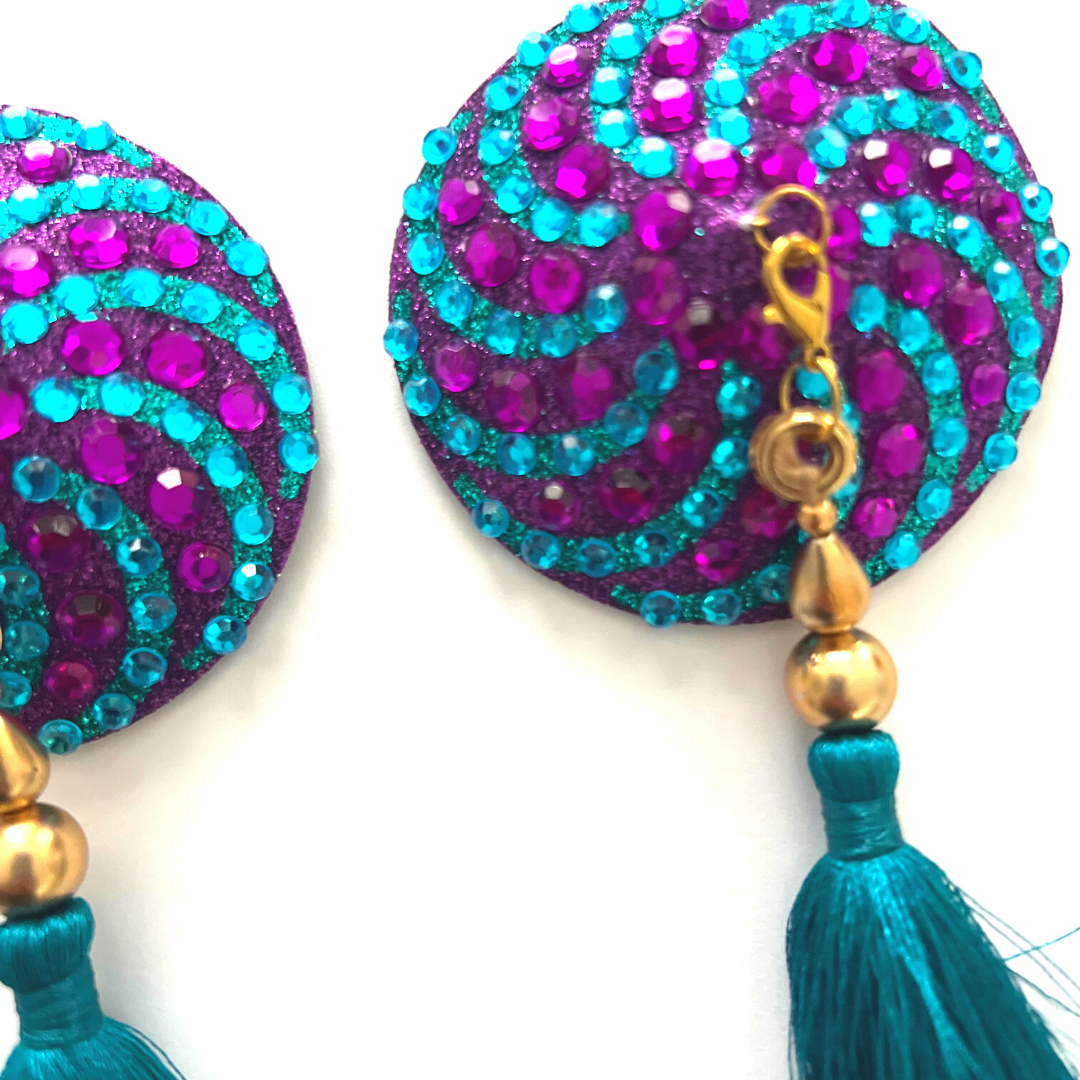 RAZZLE DAZZLE Nipple Pasties, Pasty (2pcs) with tassels