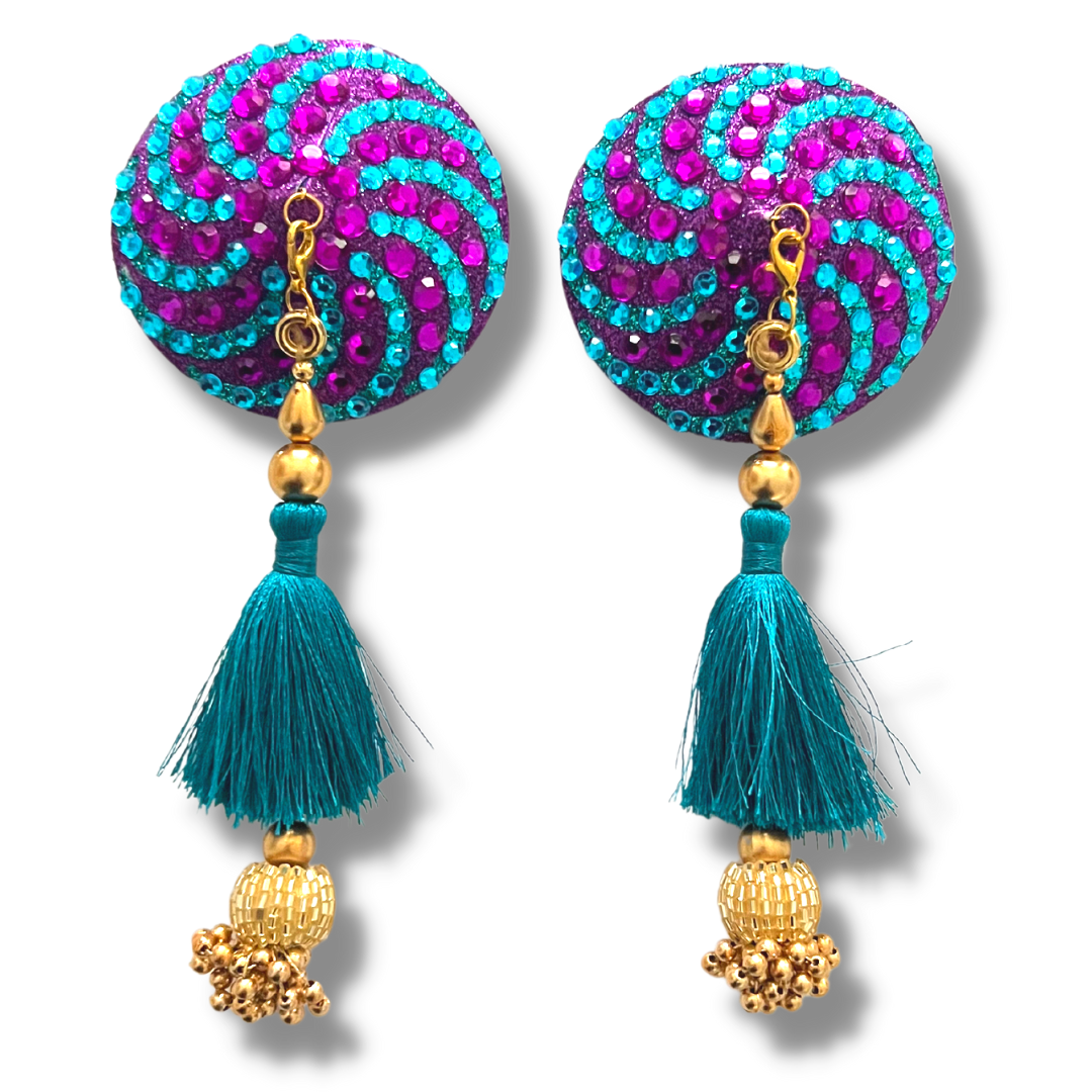 RAZZLE DAZZLE Nipple Pasties, Pasty (2pcs) with tassels