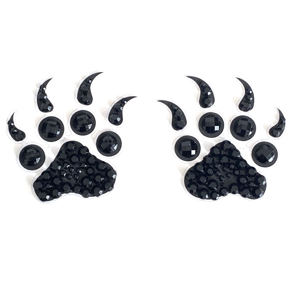 BEOWULF Black Gem Claw Nipple Covers, Pasties for Halloween, Burlesque, Raves, Festivals