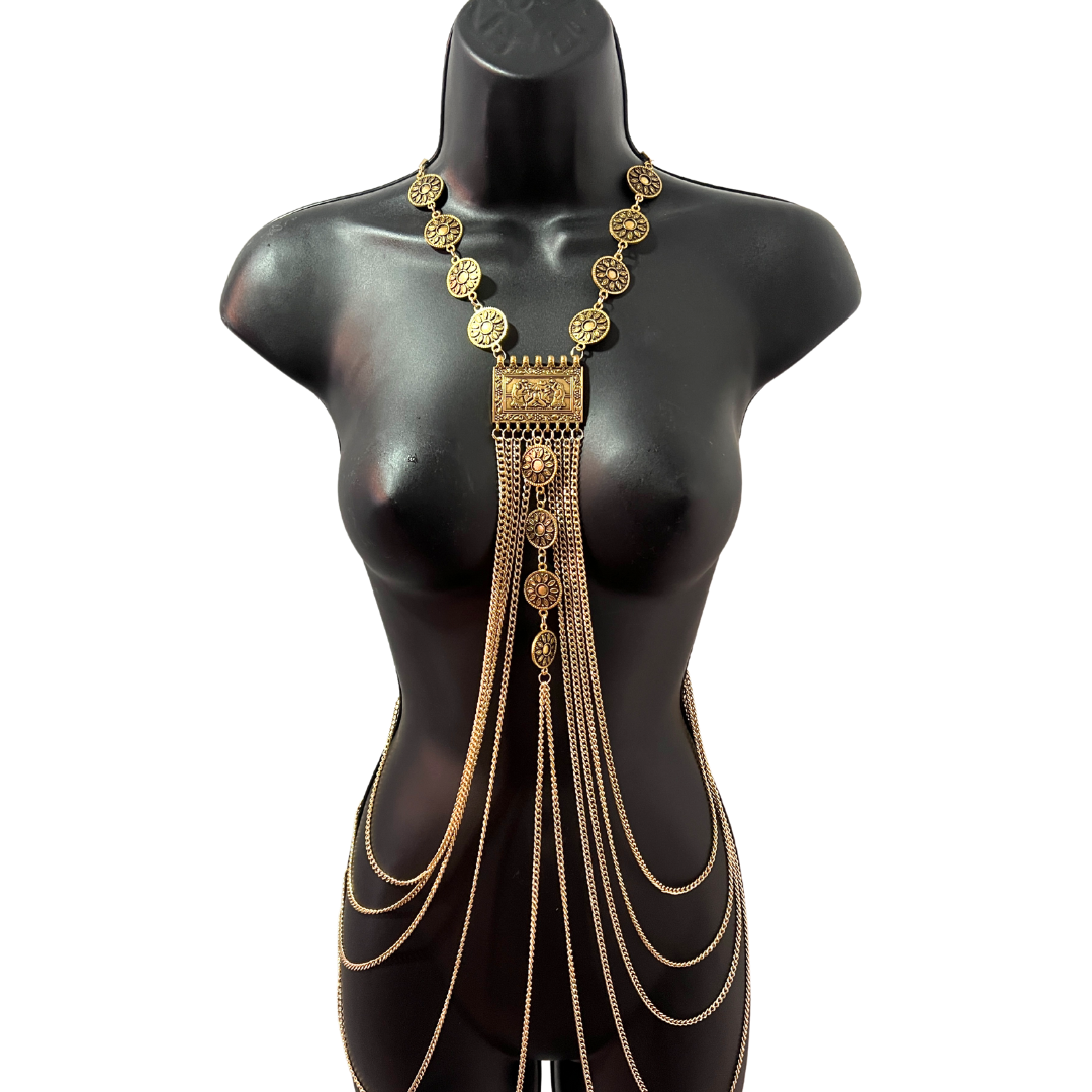 HATHOR Gold Body Chain