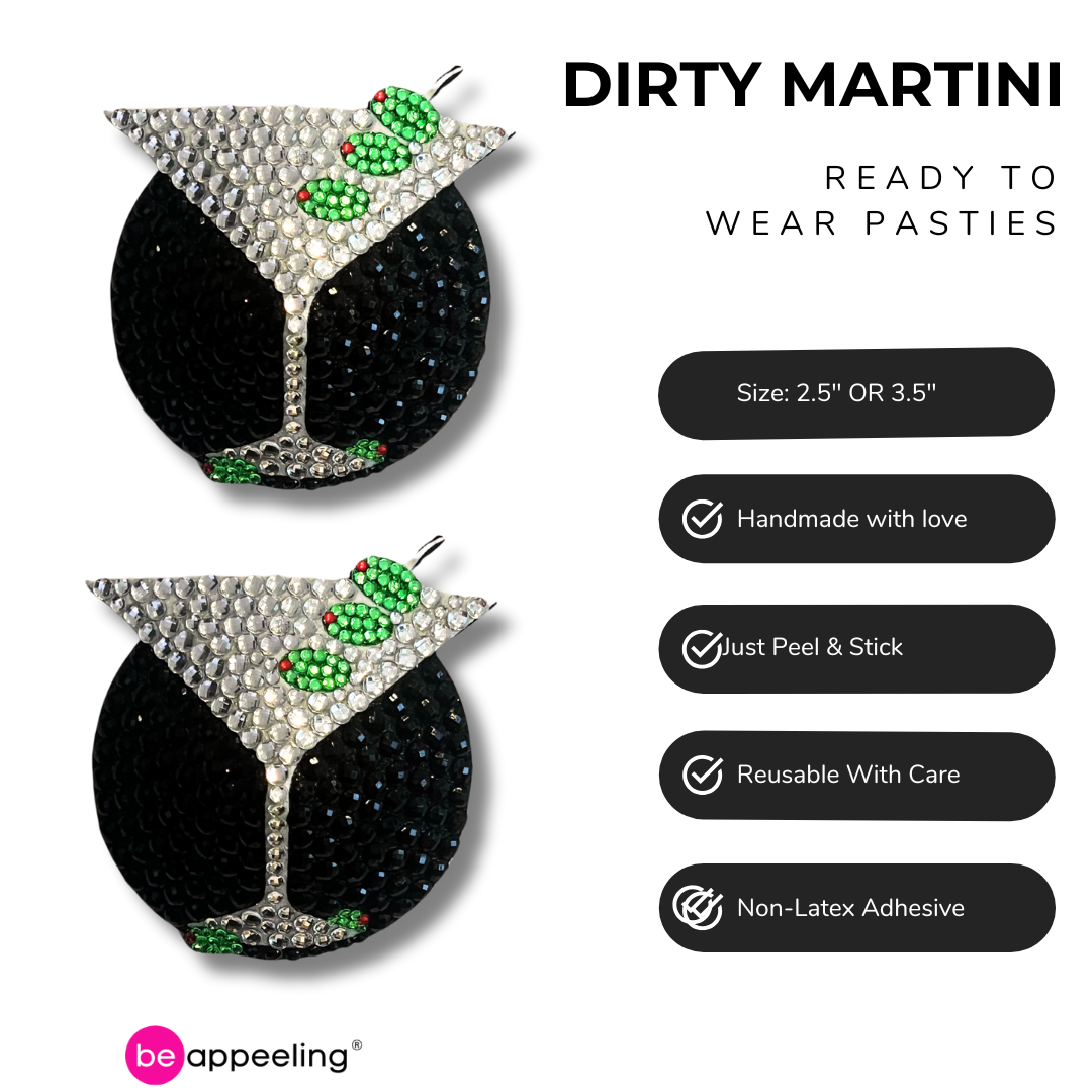 DIRTY MARTINI Dirty Martini x Appeeling Signature Martini Glass pasties (2pcs)