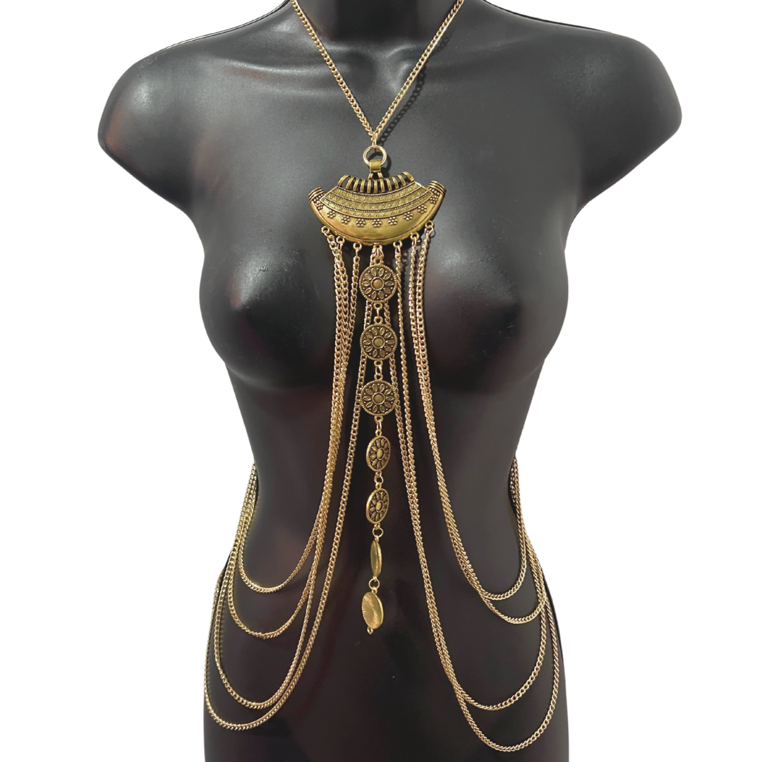 CLEOPATRA Gold Body Chain, Body Jewelry