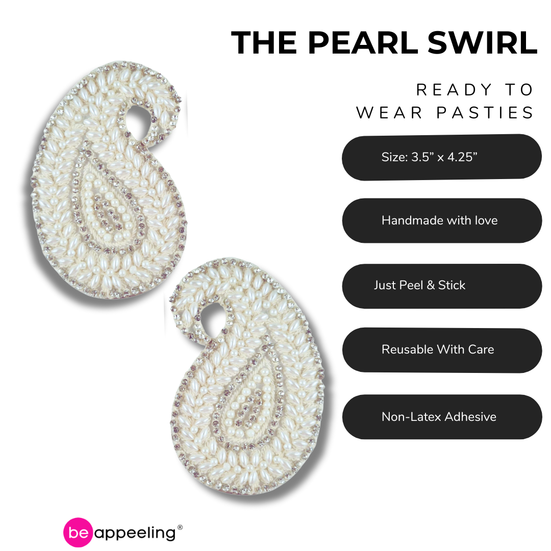 THE PEARL SWIRL Dirty Martini x Appeeling Pasties (2pcs)