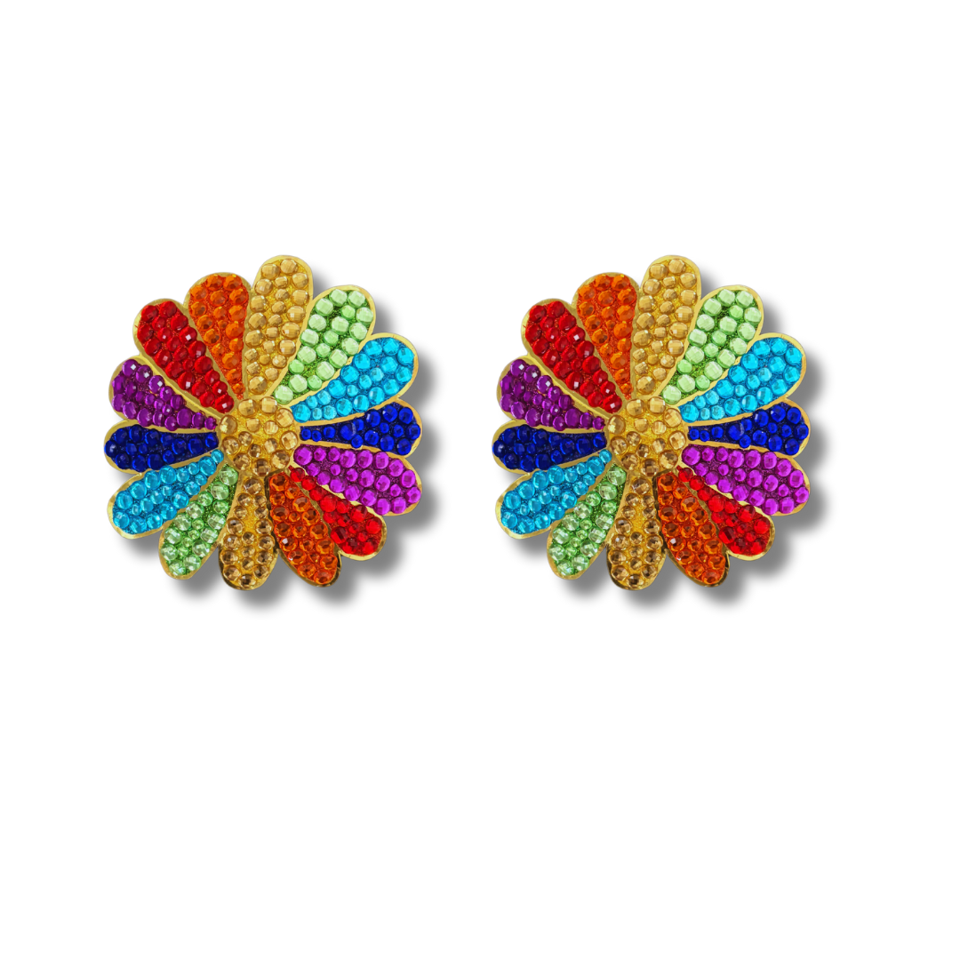 RAINBOW RADIANCE Flower Pride Dirty Martini x Appeeling Nipple Pasties LARGE (2pcs)