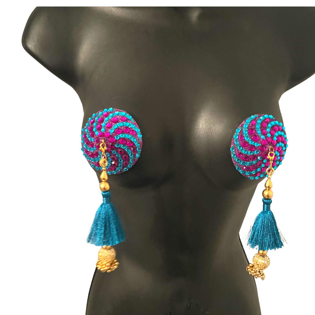 RAZZLE DAZZLE  Nipple Pasties, Pasty (2pcs) with tassels