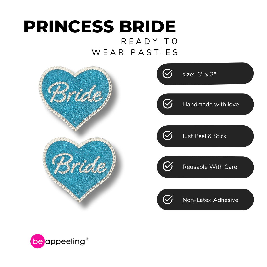 PRINCESS BRIDE BUNDLE 2 PAIRS (4 pcs) Nipple Pastie Set – SALE
