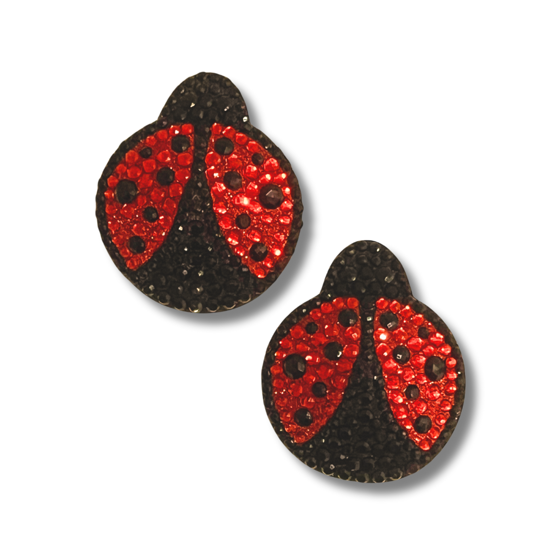 LADY MARMALADE Ladybug Reusable Gem Nipple Pasties, Pasty (2pcs)