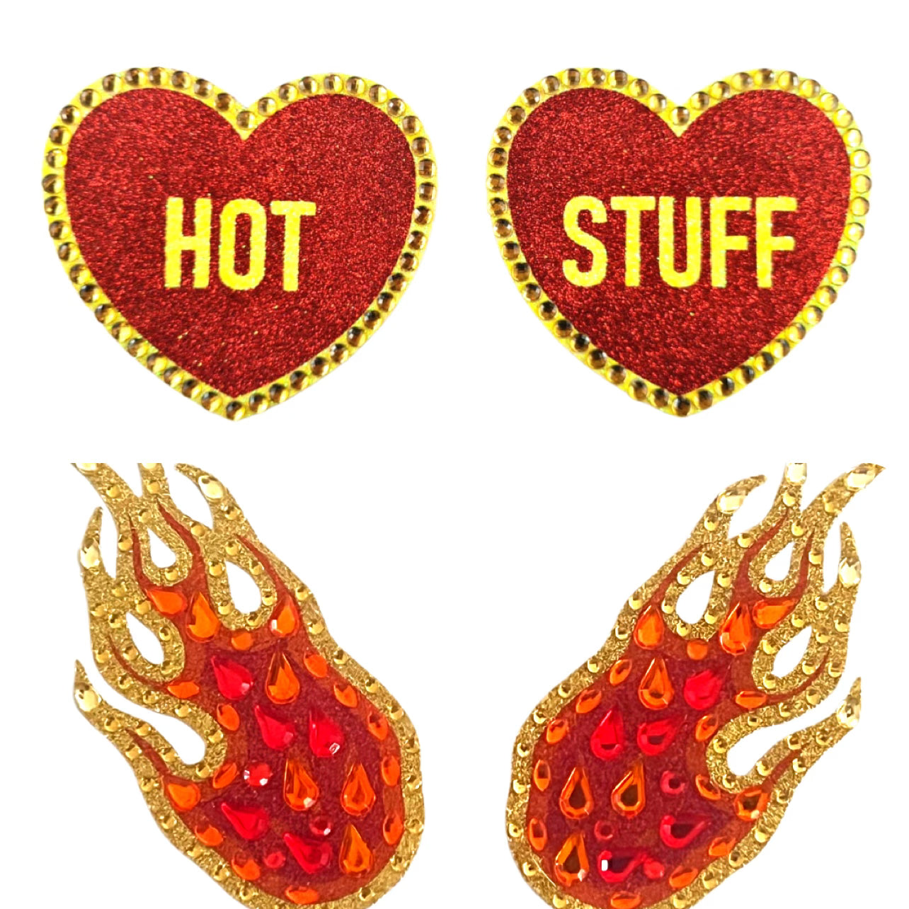 ON FIRE BUNDLE - 2 pairs (4pcs) Nipple Pasties – SALE