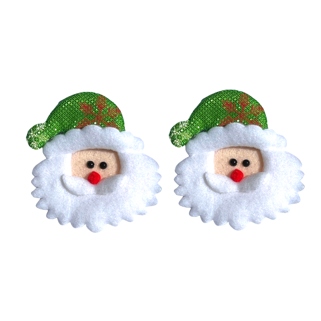 ELFIE Santa Nipple Pasties 2pcs, Couvertures pour festivals, Carnaval Raves Burlesque Lingerie et Noël