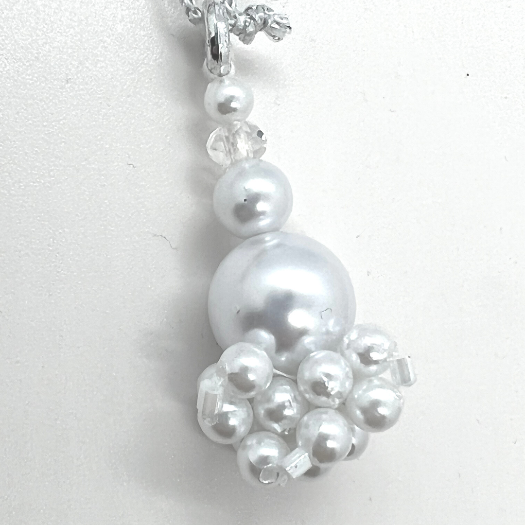COCO Pearl Nipple Pasties, Covers With Tassels for Lingerie, Burlesque