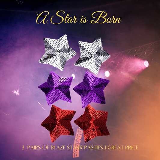 A Star is Born Pastie Bundle | Pasties | Tassels | Lingerie Accessories | Burlesque | Lingerie Gift Box – SALE
